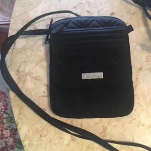 Vera Bradley Black Quilted Crossbody Bag